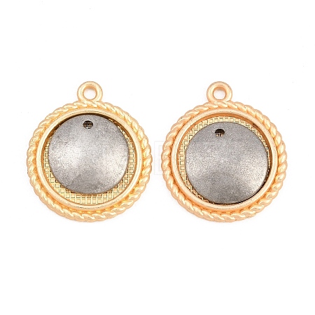 Alloy Pendant Cabochon Settings FIND-G112-02D-1