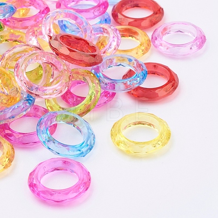 Transparent Acrylic Beads X-PL671Y-1