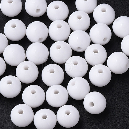 Opaque Acrylic Beads MACR-S370-C12mm-01-1