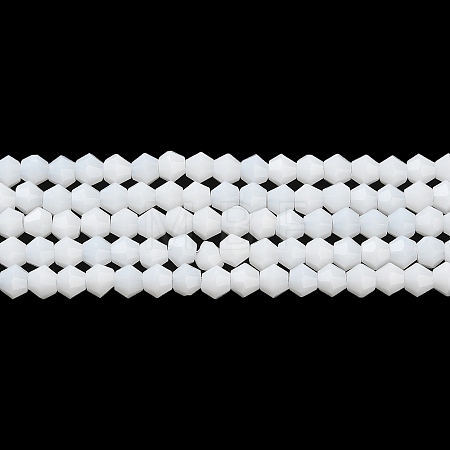 Opaque Solid Color Imitation Jade Glass Beads Strands LS-EGLA-A039-P4mm-D15-1