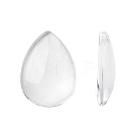 Transparent teardrop X-GGLA-R024-25x18-1