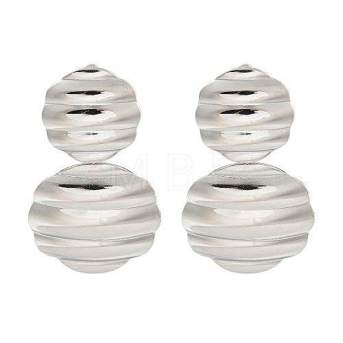 304 Stainless Steel Stud Earrings for Women EJEW-A108-12P-1