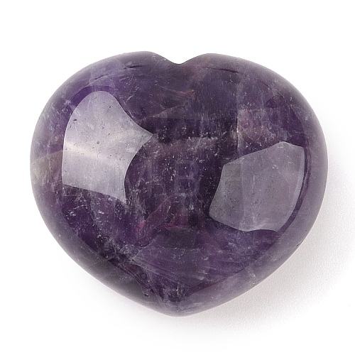 Natural Amethyst Thumb Massage Stone G-I367-06C-1