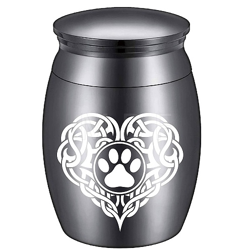 CREATCABIN Stainless Steel Cremation Urn AJEW-CN0001-89B-1