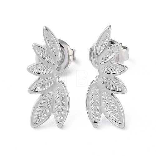 304 Stainless Steel Stud Earrings STAS-Z052-22P-1