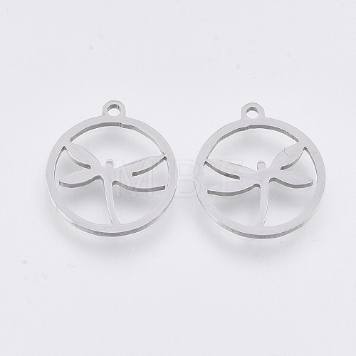 Non-Tarnish 201 Stainless Steel Pendants STAS-T044-84P-1