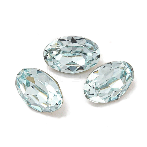 Glass Rhinestone Cabochons RGLA-L029-17B-263-1