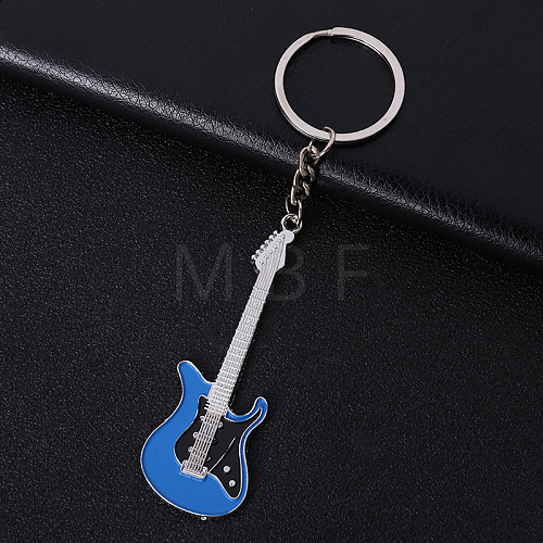 Baking Paint Zinc Alloy Keychain KEYC-PW0002-060F-1