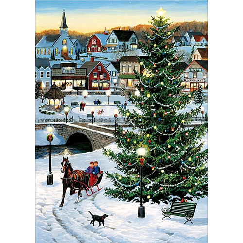 Christmas Tree DIY Diamond Painting Kit PW-WG90D4D-04-1