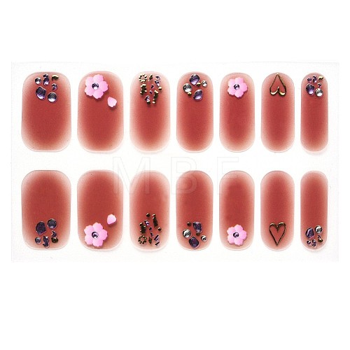 Full Cover Nombre Nail Stickers MRMJ-S060-ZX3258-1