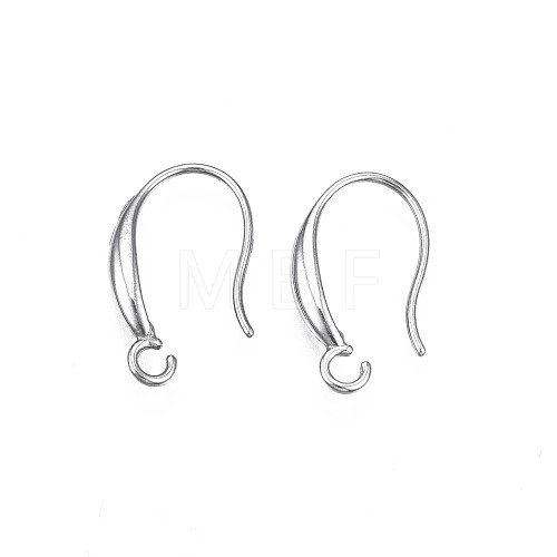 304 Stainless Steel Earring Hooks STAS-S057-60-1