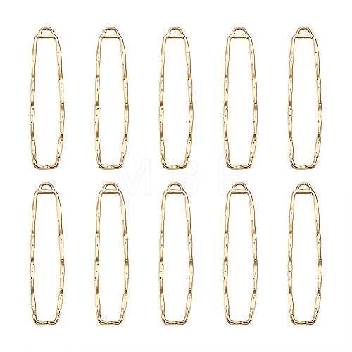 10Pcs Alloy Open Back Bezel Big Pendants PALLOY-TAG0001-01-1