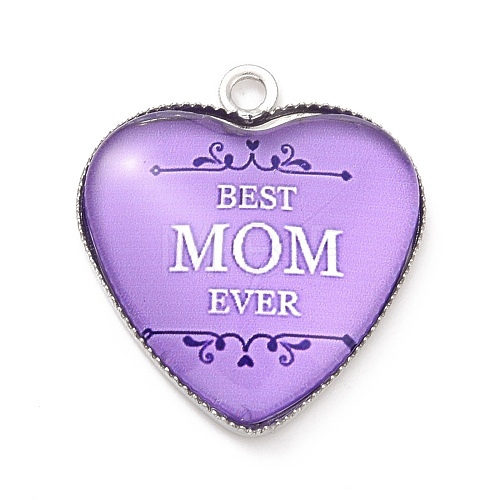 Mother's Day Alloy Pendants FIND-A014-01A-1