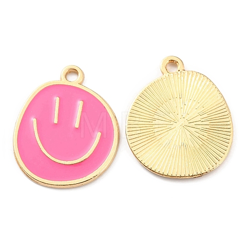 Alloy Enamel Pendants ENAM-D051-18G-04-1