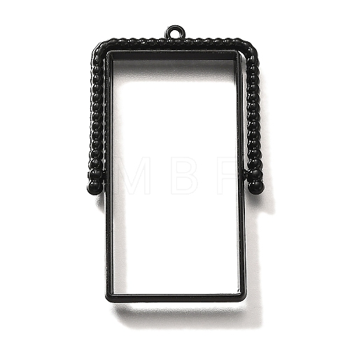 Alloy Open Back Bezel Pendants PALLOY-I223-07EB-1