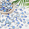 500G 4 Styles Handmade Porcelain Cabochons PORC-SP0001-25-6