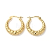 Rack Plating Brass Hoop Earrings for Women EJEW-L224-82G-1