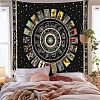 Polyester Tarot Pattern Trippy Wall Hanging Tapestry TREE-PW0001-32A-05-1