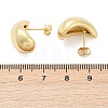 Rack Plating Brass Teardrop Stud Earrings EJWE-Q766-03G-2