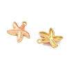 304 Stainless Steel Enamel Pendants STAS-Q119-08G-01-2