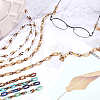 6 Strands 6 Colors Handmade Acrylic Figaro Chains AJEW-FH0002-03-3