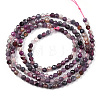 Natural Red Corundum/Ruby and Sapphire Beads Strands X-G-S361-2.5mm-013-3