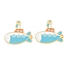 Alloy Enamel Pendants FIND-E057-01L-1