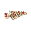 Christmas Alloy Enamel Pendants ENAM-B035-02G-08KCG-2