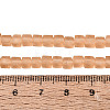 Transparent Frosted Glass Beads Strands GLAA-N072-01A-A05-4
