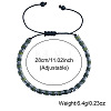 Glass & Natural Chinese Southern Jade Beads Braided Bead Bracelets SG8473-4