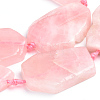 Natural Rose Quartz Beads Strands G-S268-08-3