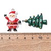 Christmas Opaque Resin Pendants RESI-K049-01A-3
