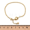 304 Stainless Steel Ball Chain Bracelets for Women BJEW-D407-04G-3