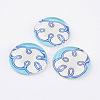 Tempered Glass Cabochons GGLA-22D-8-2