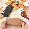   5Pcs 5 Colors Oval PU Leather Knitting Crochet Bags Nail Bottom Shaper Pad PURS-PH0001-21-3