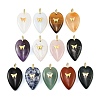 Natural & Synthetic Mixed Gemstone Pendants G-G470-02G-1