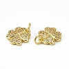 Brass Micro Pave Cubic Zirconia Charms KK-E068-VB113-3