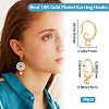 30Pcs Brass Earring Hooks KK-BBC0004-29-2