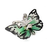 Butterfly Transparent Resin Brooch JEWB-M047-01B-2