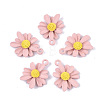 Spray Painted Alloy Pendants PALLOY-N0147-04C-1