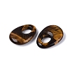 Natural Tiger Eye Pendants G-N361-06E-2