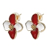 Alloy Enamel Stud Earrings FS-WG082C3-05-4