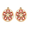 304 Stainless Steel & Enamel Pendants RB-CBA5A59-03G-01-1