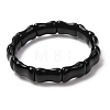 Bamboo Natural Obsidian Beads Stretch Bracelets for Women Men BJEW-K272-01O-2