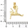 Football Theme Brass Enamel Pendants KK-A303-01D-G-3
