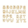 Brass Micro Pave Cubic Zirconia Beads KK-C170-35G-1
