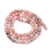 Natural Pink Opal Beads Strands G-M092-D02-02-2