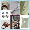 40Pcs 4 Styles Acrylic & Paua Shell Buttons BUTT-ME0001-30-5