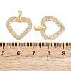 Brass Micro Pave Cubic Zirconia Pendants KK-I475-05G-04-3