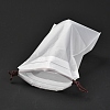 Plastic Frosted Drawstring Bags ABAG-M003-01A-04-3